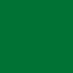 Satinized traffic green lacquered