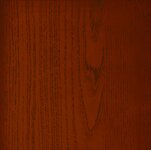 Mahogany dyed ash