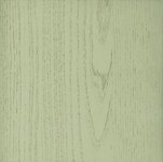 Green antique lacquered ash